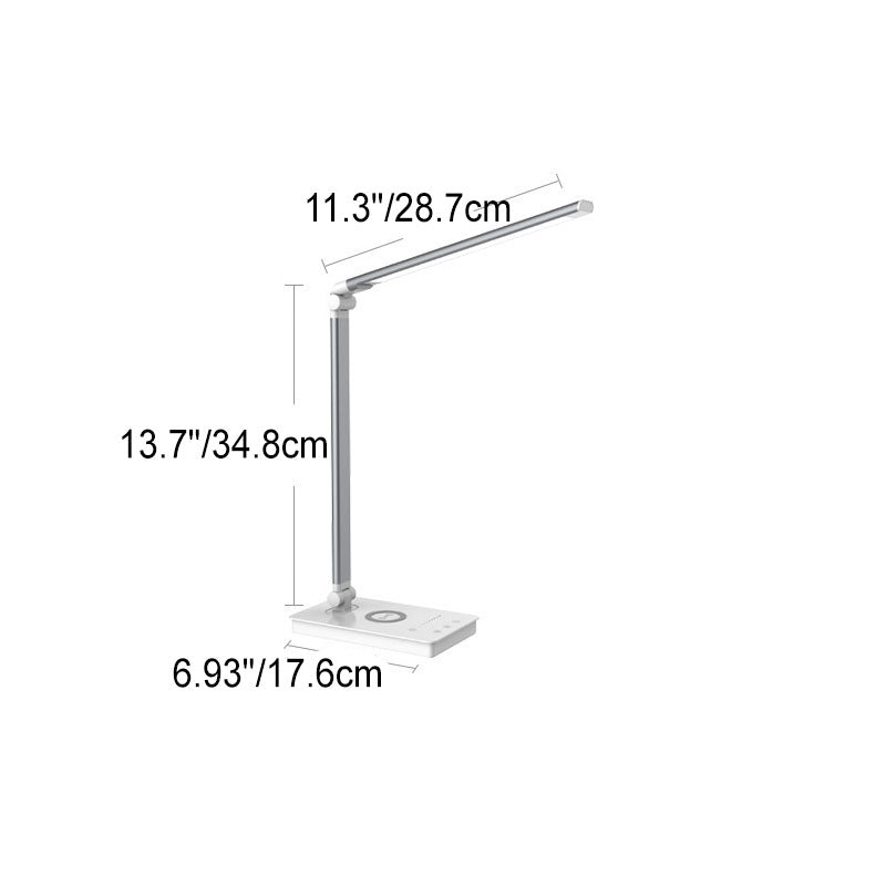 Junips | Minimalistic Intelligent Square Bar Collapsible USB LED Desk Lamp
