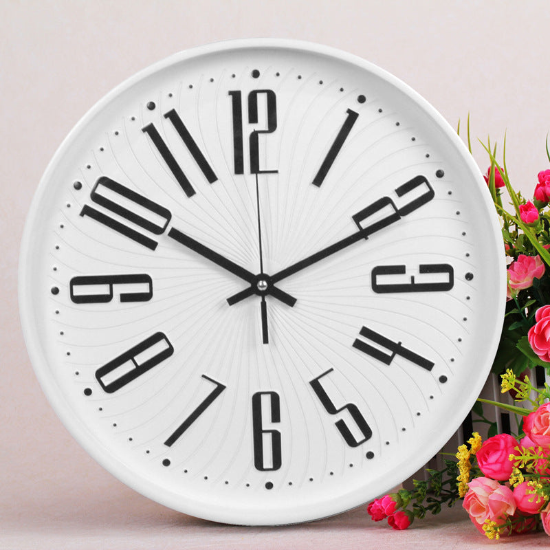 Junips | Large Letter Classroom Silent Clock 30 cm Battery Operated