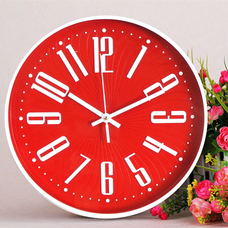 Junips | Large Letter Classroom Silent Clock 30 cm Battery Operated