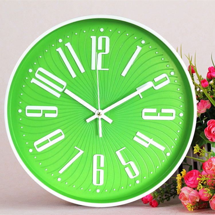 Junips | Large Letter Classroom Silent Clock 30 cm Battery Operated