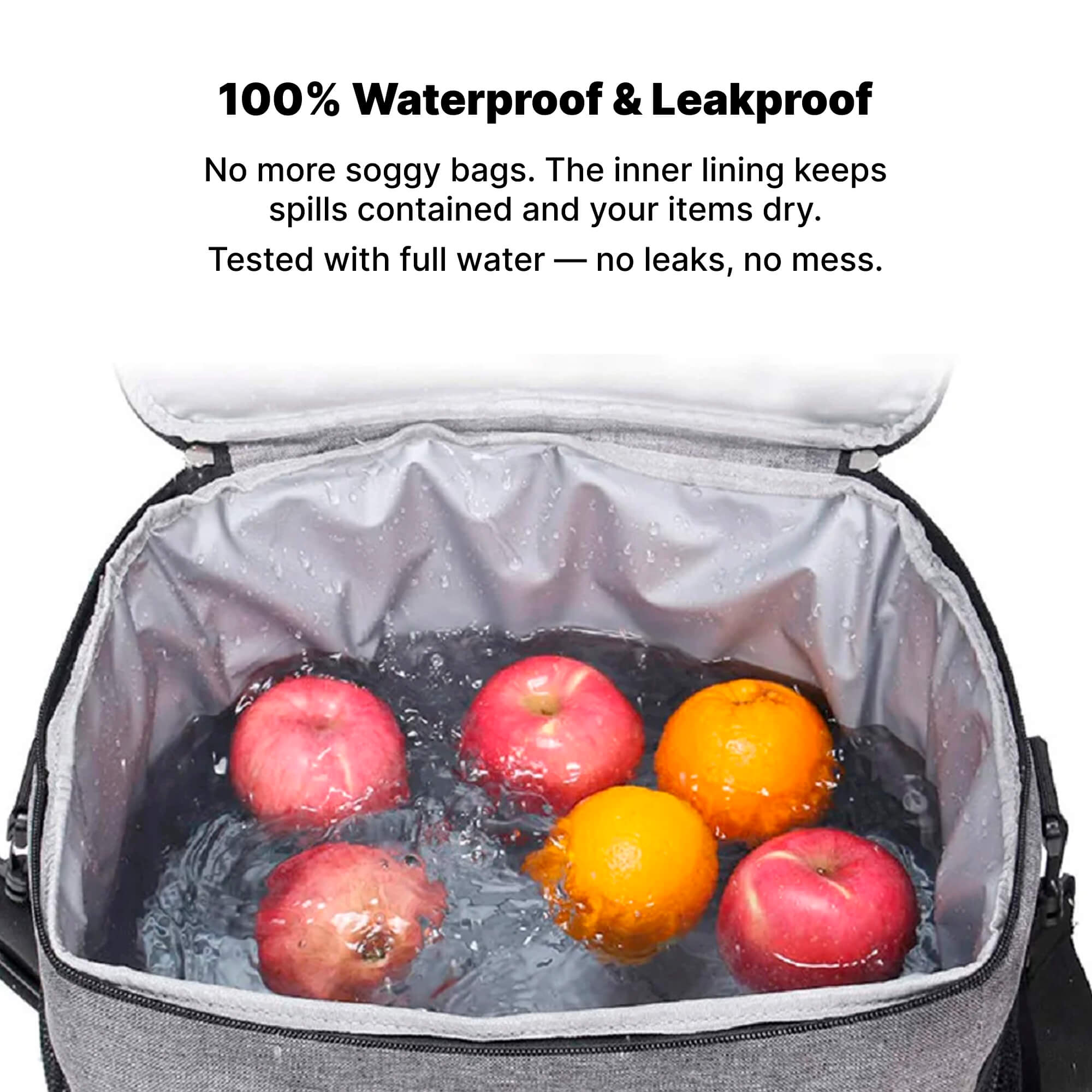 Junips | 33L Waterproof Cooler Bag | Insulated, Spacious & Ideal for Picnics, Beach Days, Hiking, and Outdoor Activities