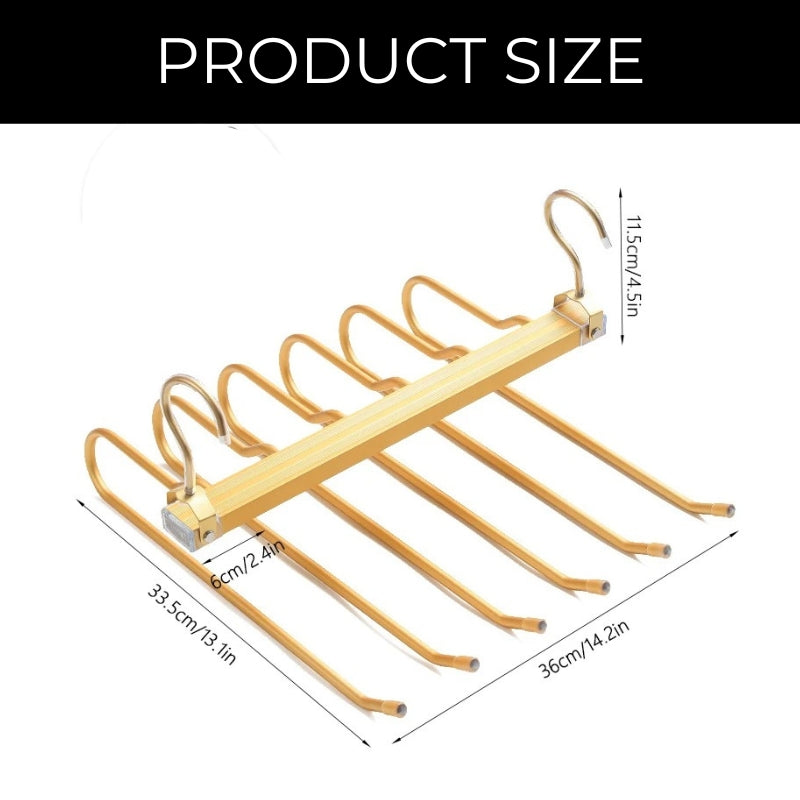 Junips | Space-saving trouser hangers from Gardudu made of aluminum