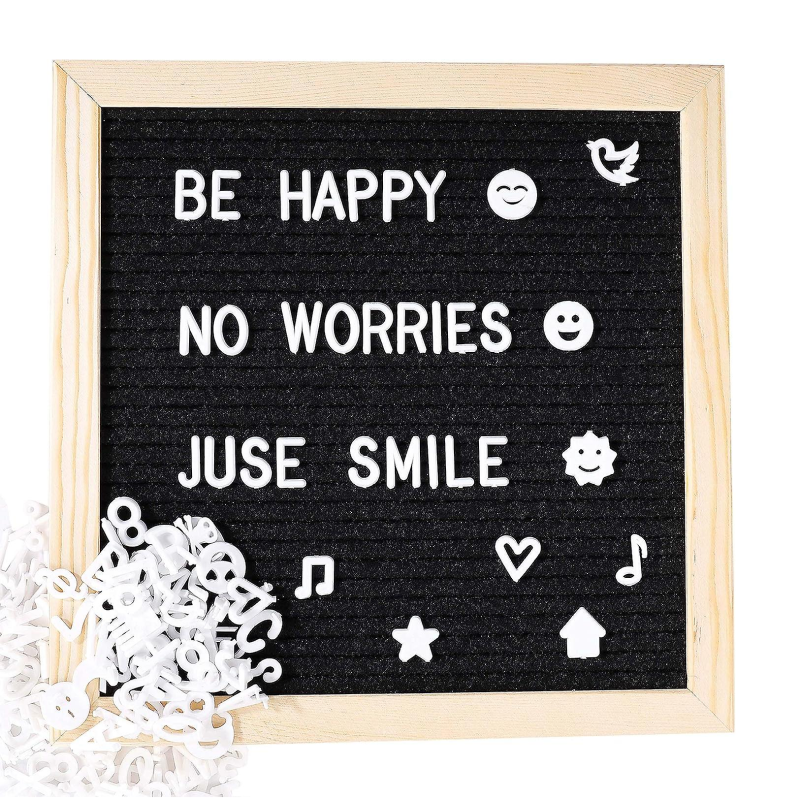 Junips | Felt Letter Message Board