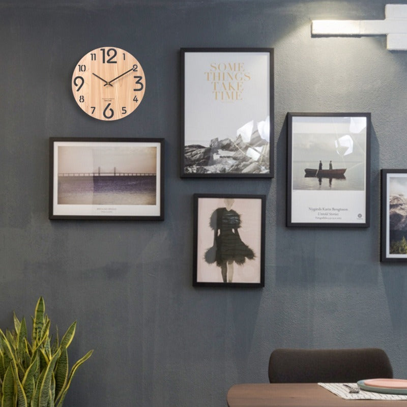 Junips | 3D Wall Clock Made of Wood