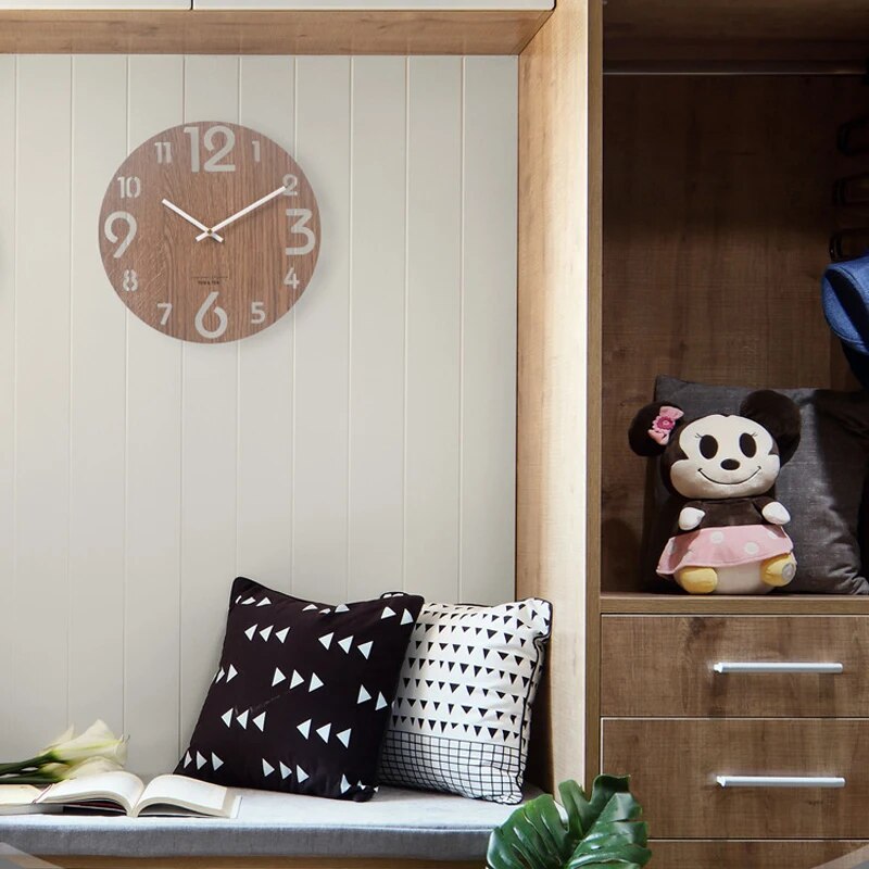 Junips | 3D Wall Clock Made of Wood
