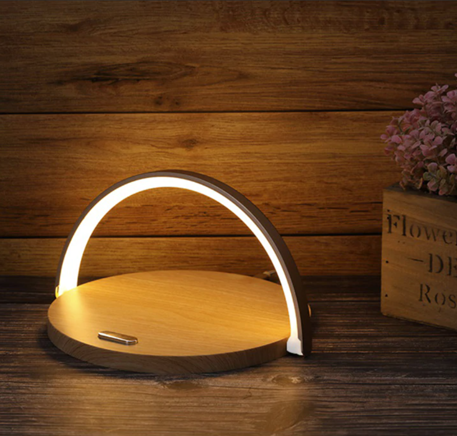Junips | Bowlight Design 3-in-1 Night Light – Wireless Charger & Lamp