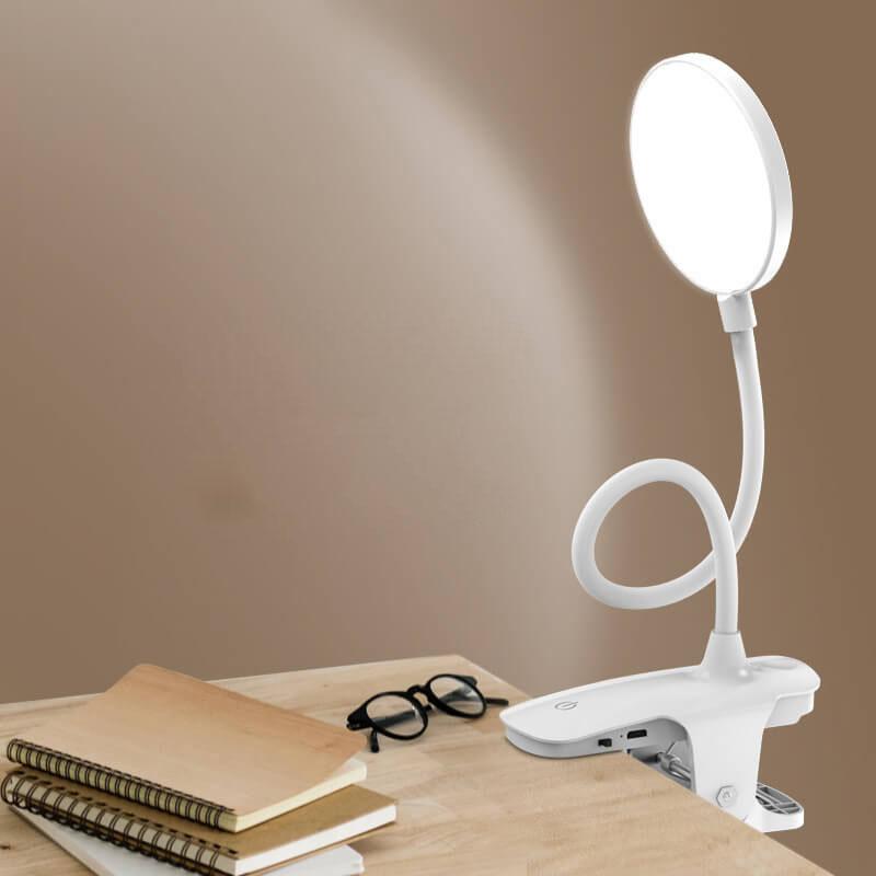 Junips | Simple LED Clip Desk Lamp Rechargeable Eye Protection Night Light