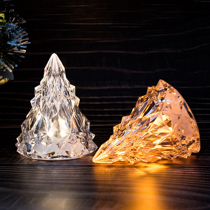 Junips | Mini LED Crystal Christmas Tree Night Light