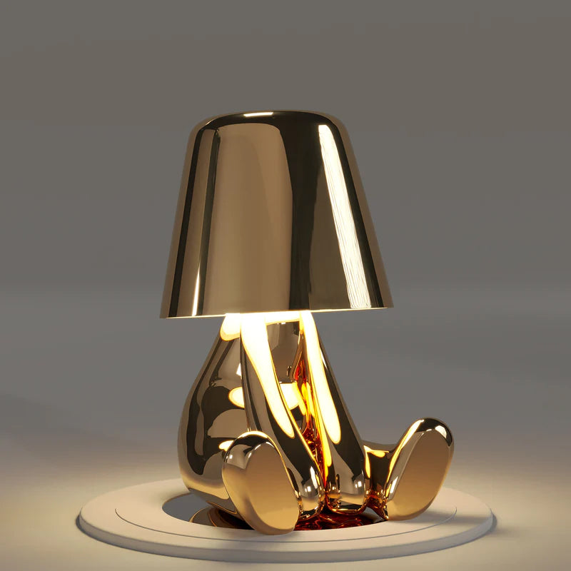 Junips | Thinker Little Golden Man Table Lamp