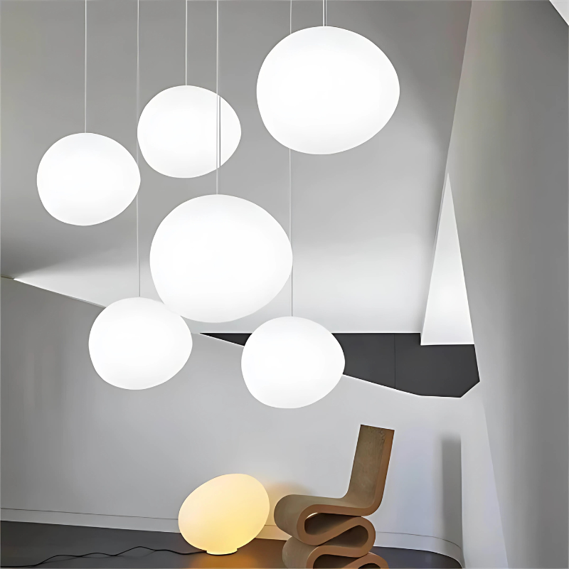 Junips | Elegant Glass Pebble Pendant Light
