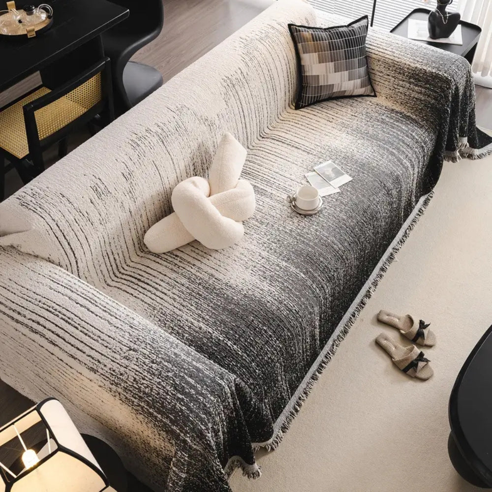 Junips | Neutral Tone Chenille Sofa Cover
