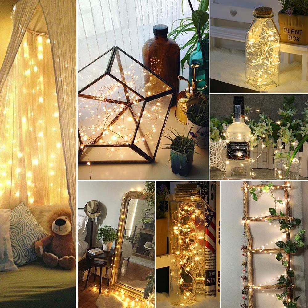 Junips | LED Wine Bottle Lamps Cork Night Light DIY Decoration Lift - 5/10 PCS