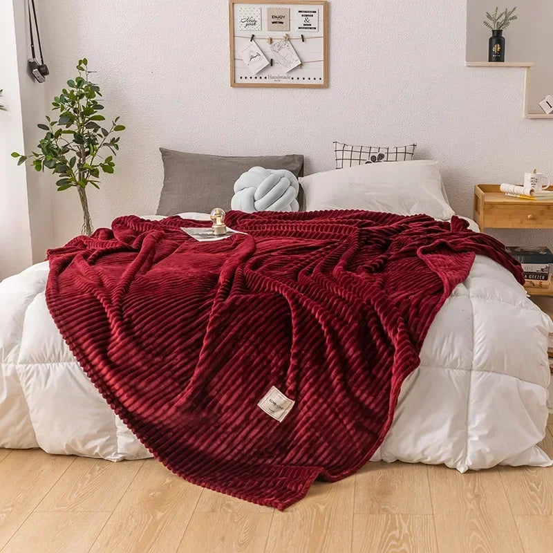 Junips | Thick Flannel Autumn Blanket - WarmHaven