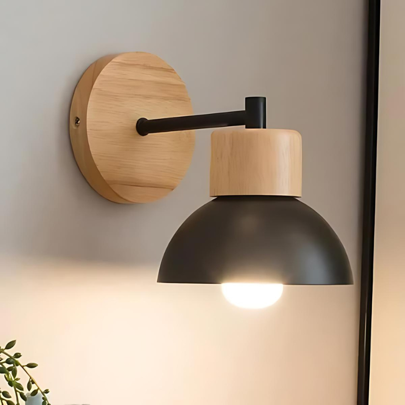 Junips | Stylish wall lamp made of wood for a harmonious home