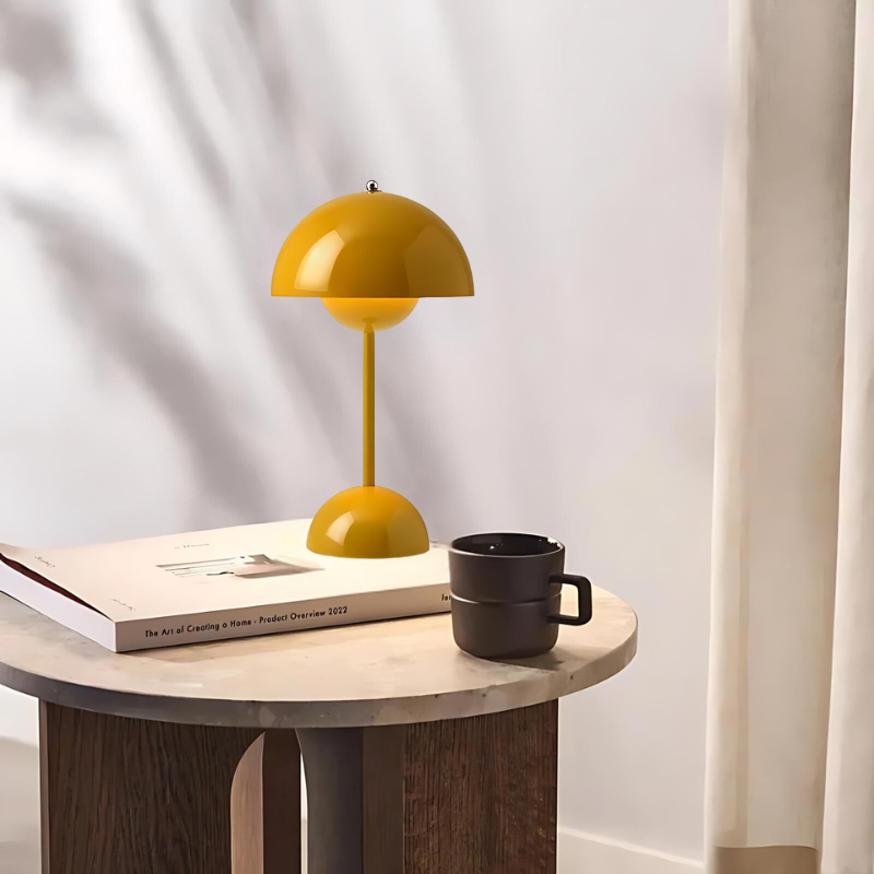 Junips | ModernLamp | Modern table lamp in mushroom design with touch control