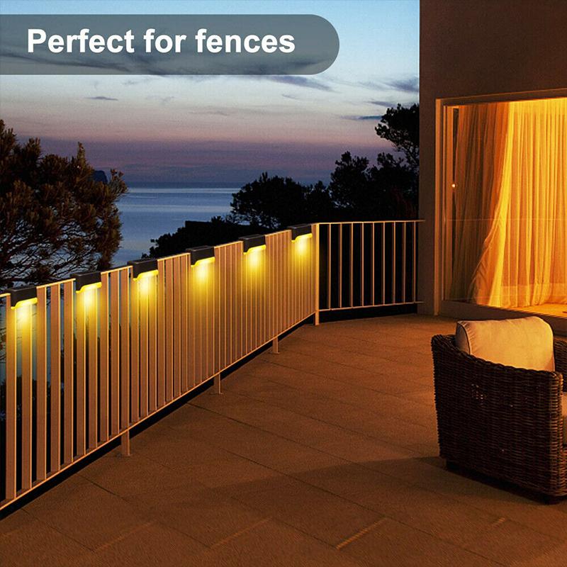 Junips | Waterproof Stair Solar Lights for Outdoors (4 pieces)