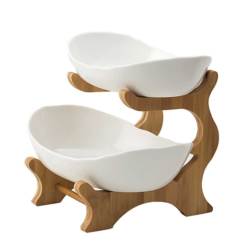 Junips | FruitTriad | Three-tier fruit bowl made of plastic