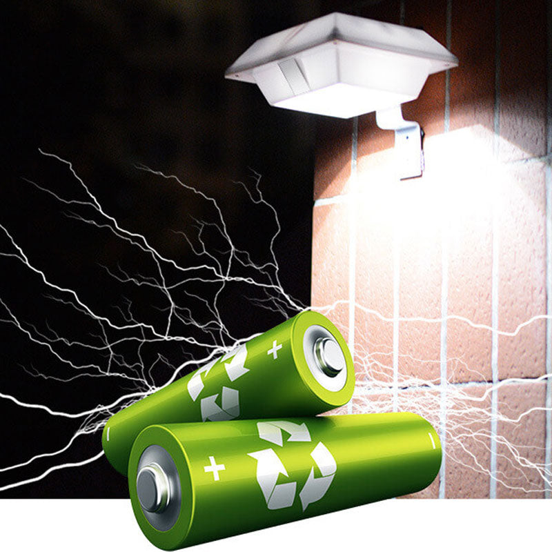 Junips | Solar UFO Shape Design Fence Light LED Outdoor Wall Lamp