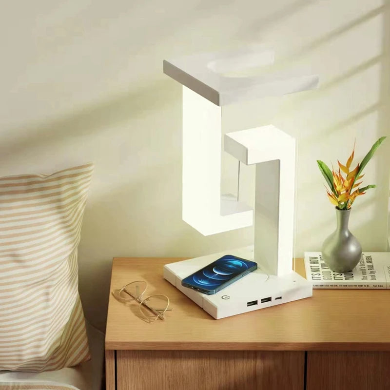 Junips | Wireless Charger - GlowCharge - Fast Charging - Magical Atmosphere in the Room