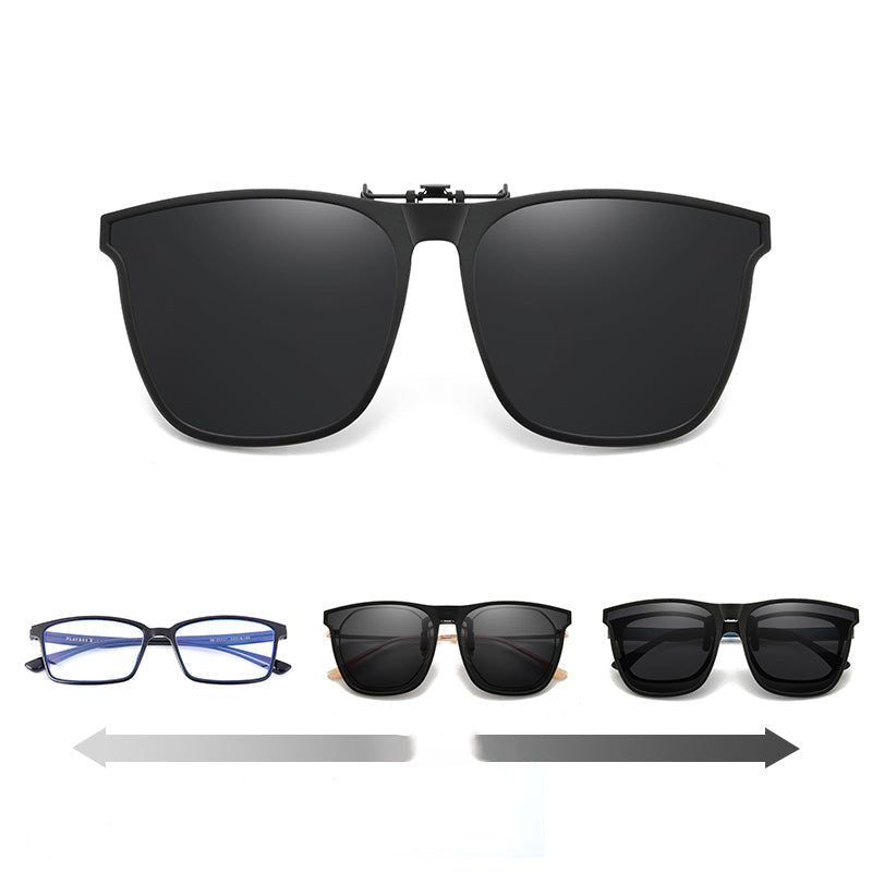 Junips | New polarized clip-on folding sunglasses