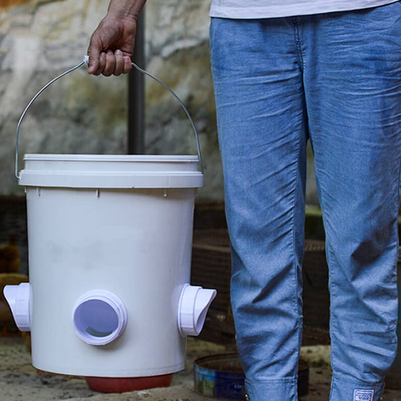 Junips | DIY Chicken Feeder