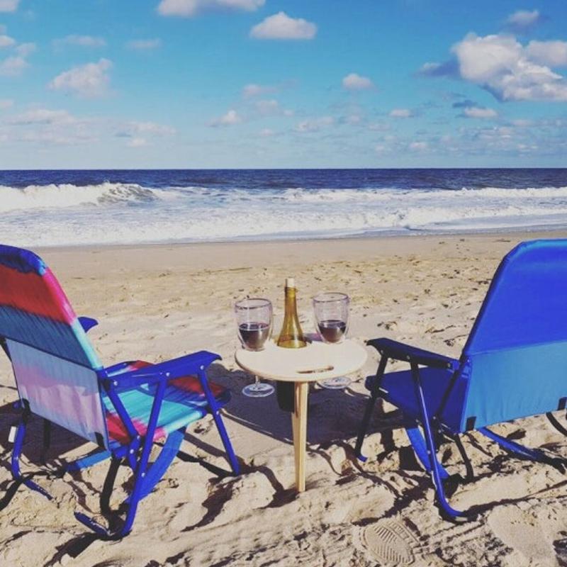 Junips | Outdoor portable DIY folding table for wine