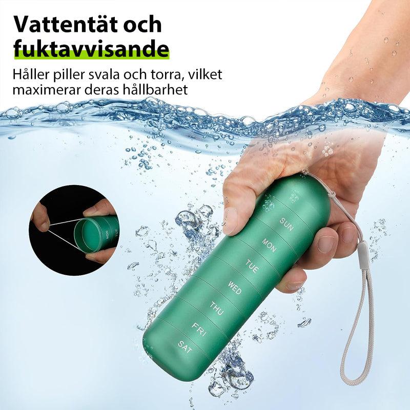 Junips | 7-Day Portable Pill Organizer for Travel