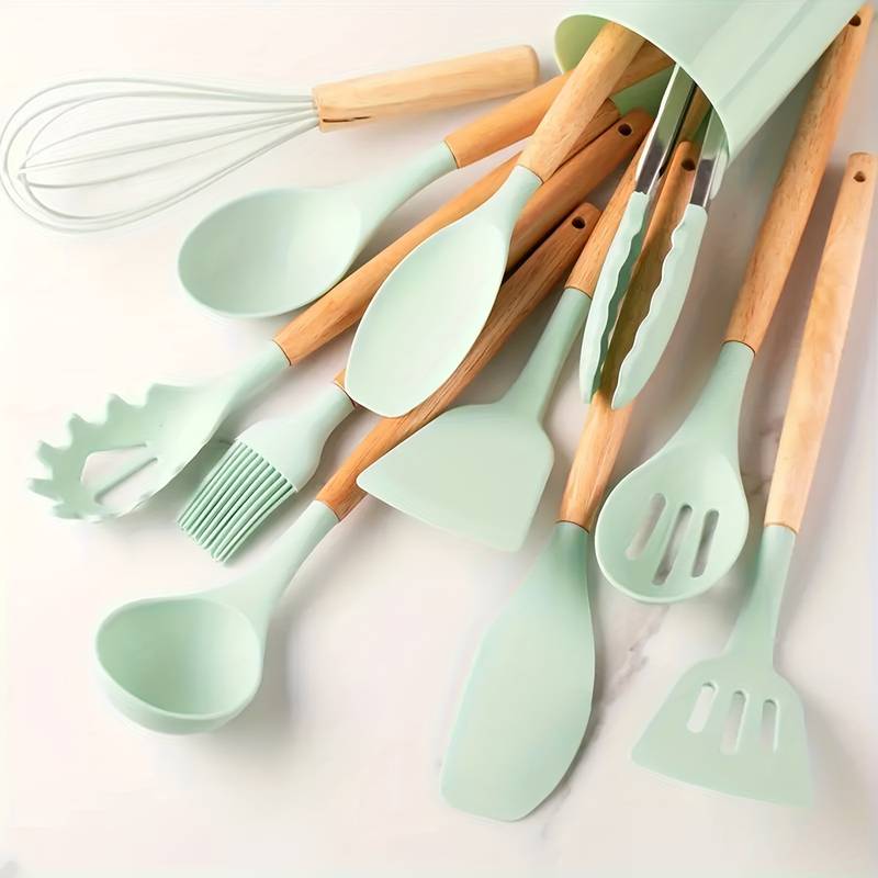 Junips | Silicone Kitchen Tools Set – Heat Resistant and Scratch Resistant