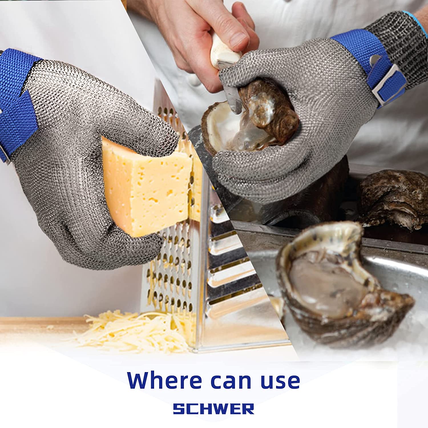 Junips | Food grade stainless steel mesh metal glove