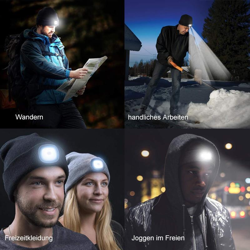 Junips | Removable LED Headlamp Beanie Hat
