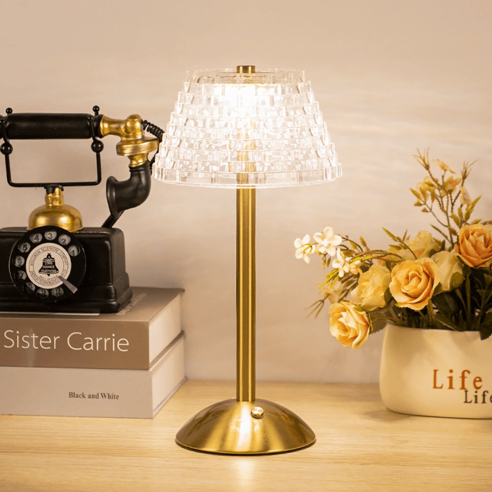Junips | AuraGlow Table Lamp - Rechargeable LED Lamp with Dimming Function