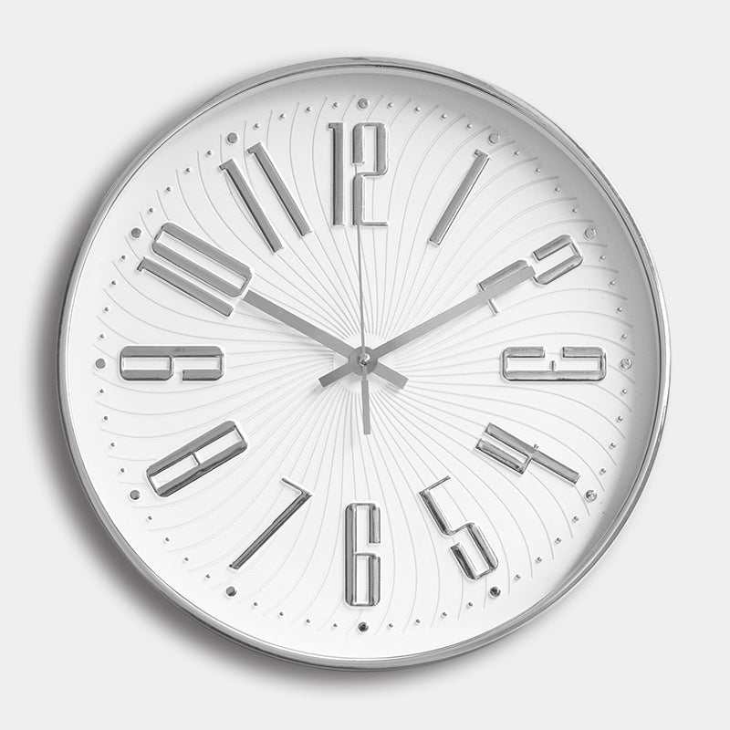 Junips | Large Letter Classroom Silent Clock 30 cm Battery Operated