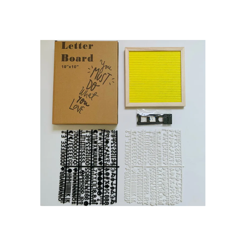 Junips | Felt Letter Message Board