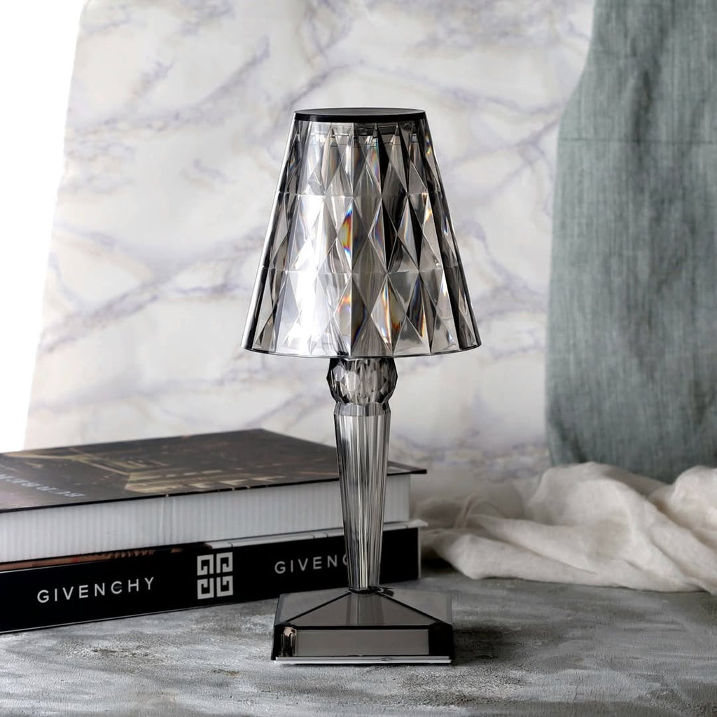 Junips | Table Lamp Crystal Acrylic Touch Rechargeable