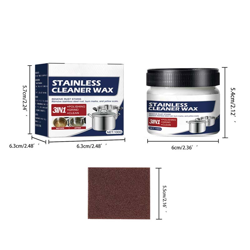 Junips | Magic Nano Stainless Steel Cleaning Paste Wax