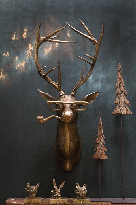 Junips | Unique animal head wall decoration for home