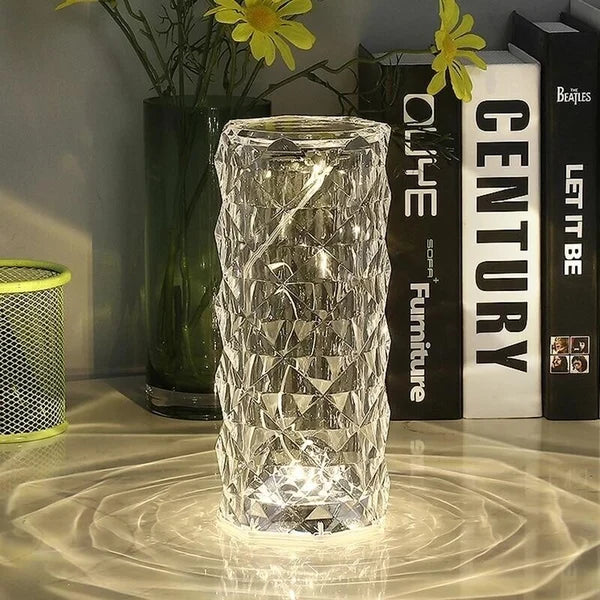 Junips | 16 Colors Rose Rays Crystal Diamond Table Lamp