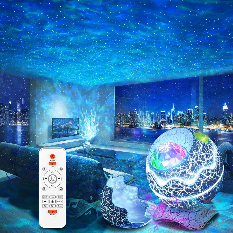 Junips | 4 In 1 Star and Galaxy Projector with Bluetooth Speaker