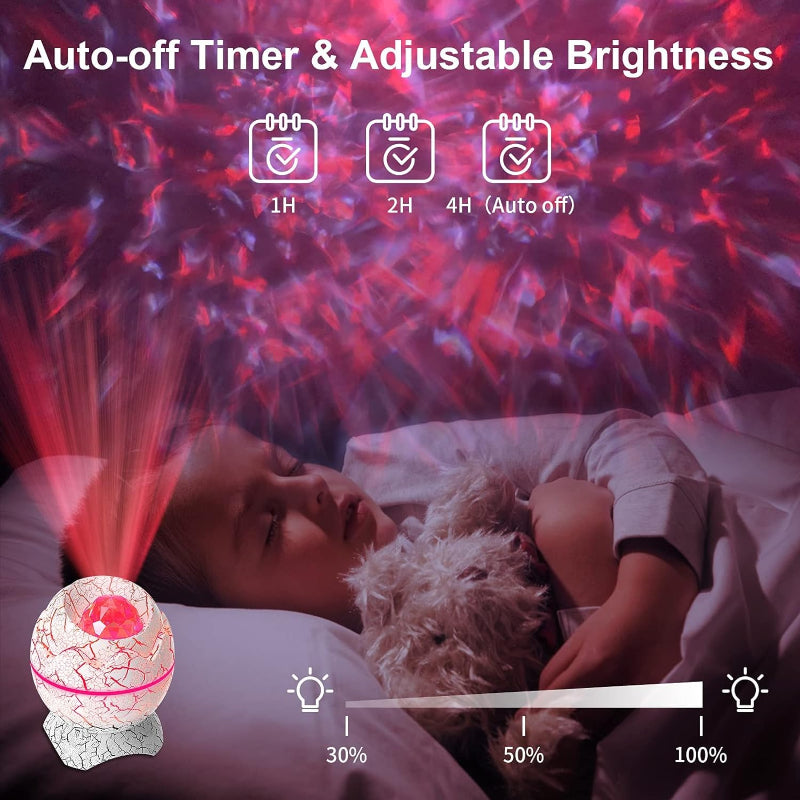 Junips | 4 In 1 Star and Galaxy Projector with Bluetooth Speaker