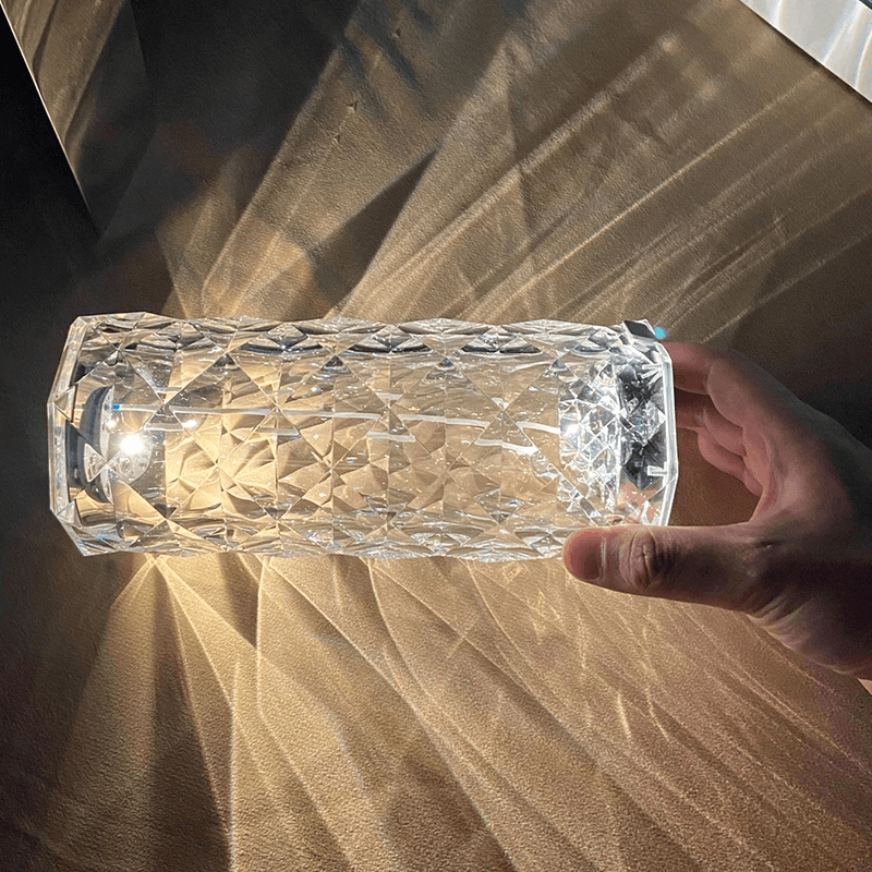 Junips | Rose Rays Crystal Diamond Table Lamp