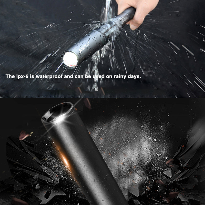 Junips | Baseball Bat Shaped LED Flashlight | Aluminum Alloy, 3 Lighting Modes | Emergency & Utility Use