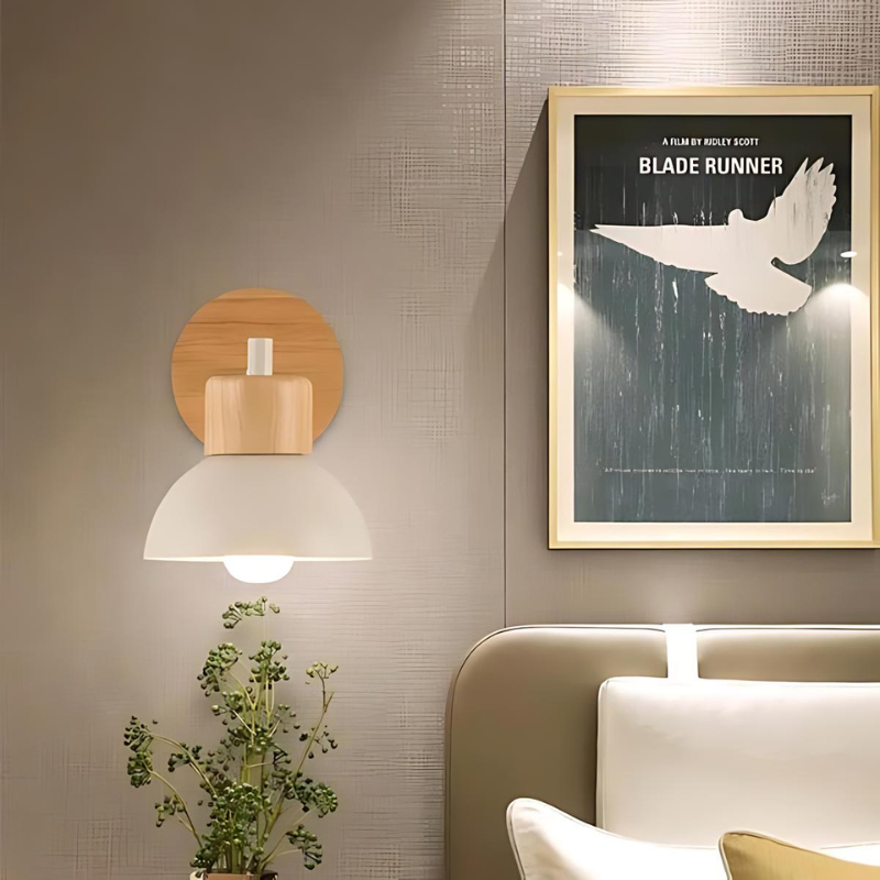 Junips | Stylish wall lamp made of wood for a harmonious home