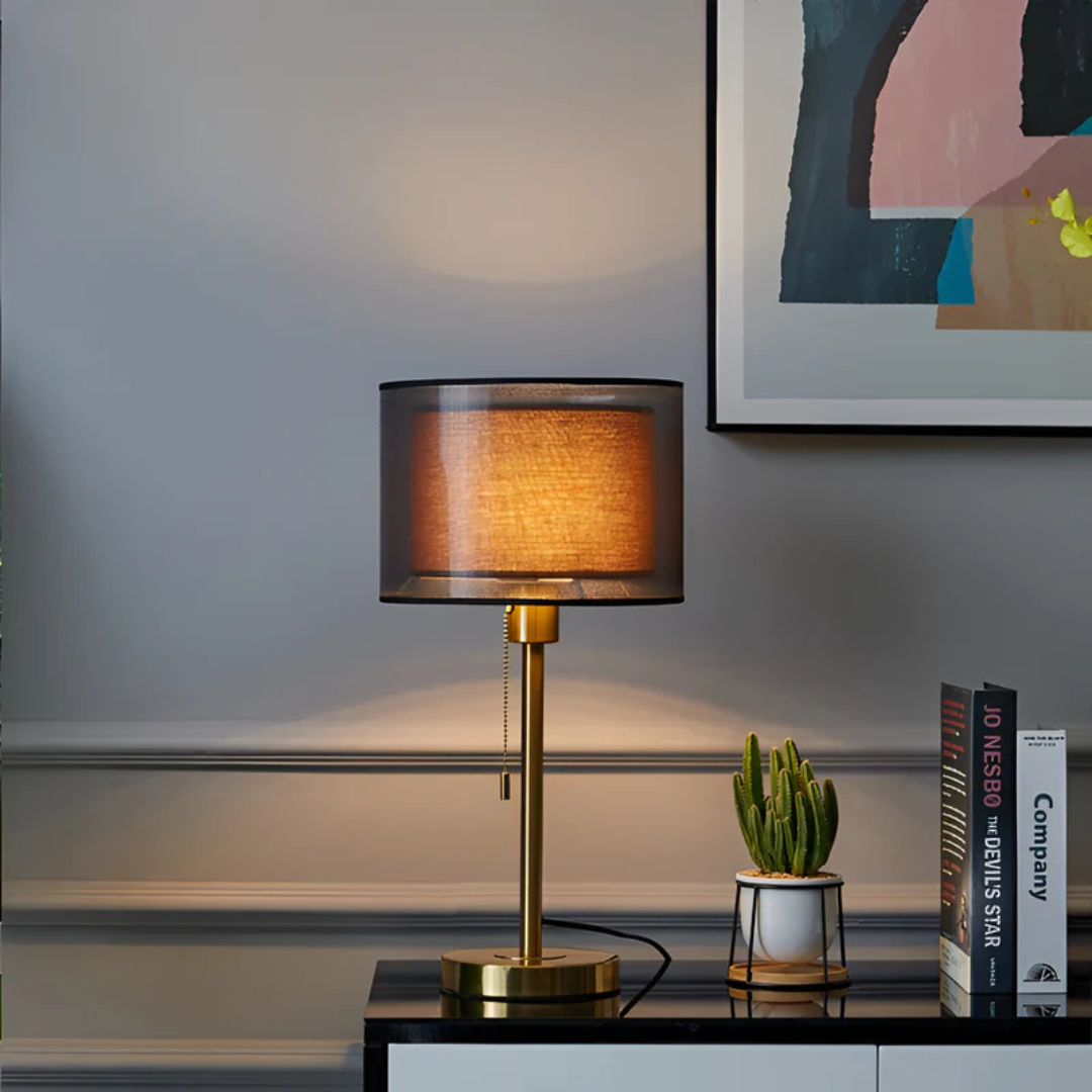 Junips | Table Lamp with Double Fabric Shade
