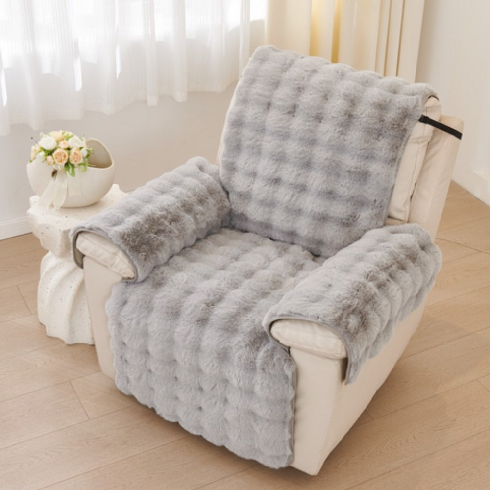 Junips | Faux Fur Recliner Sofa Cover