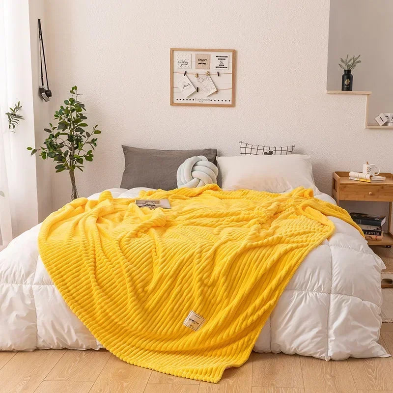 Junips | Thick Flannel Autumn Blanket - WarmHaven
