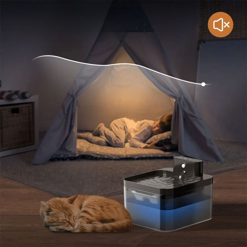 Junips | Automatic – Wireless Drinking Fountain for Cats with Sensor