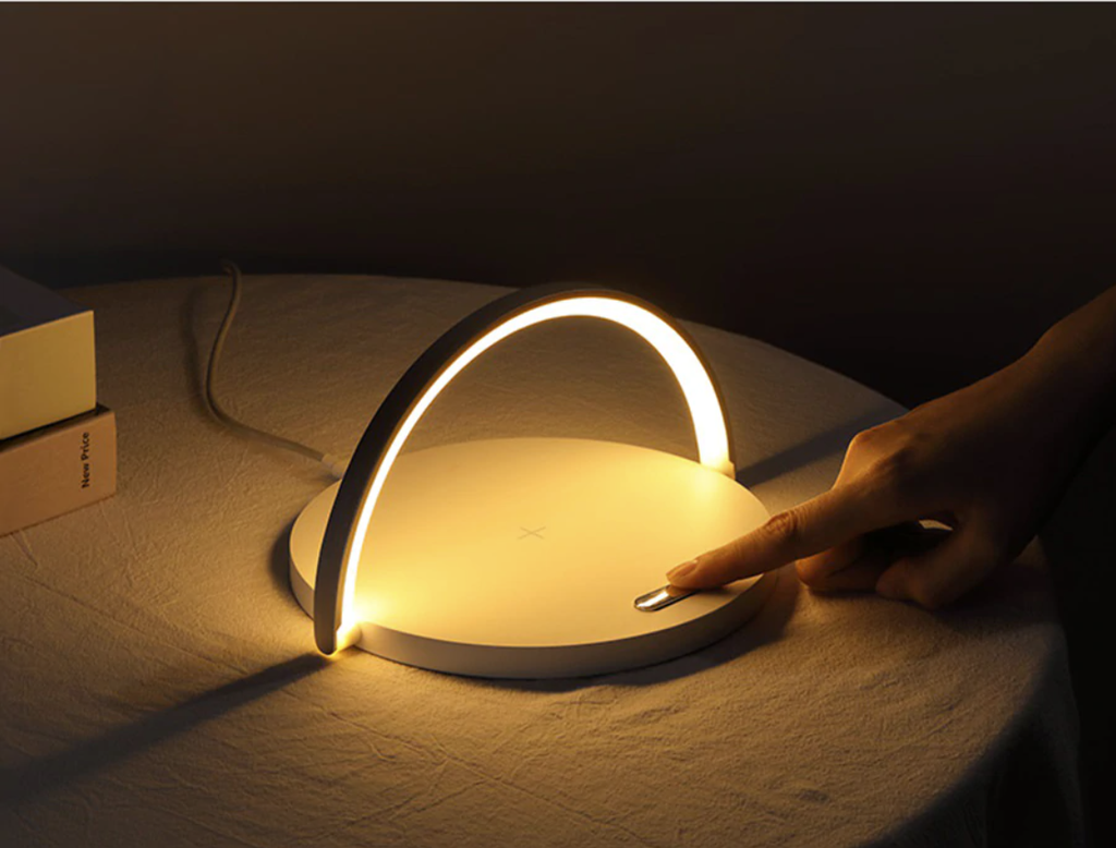 Junips | Bowlight Design 3-in-1 Night Light – Wireless Charger & Lamp
