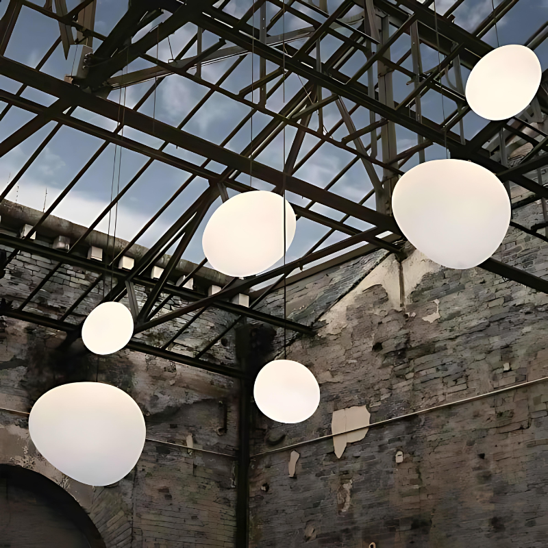 Junips | Elegant Glass Pebble Pendant Light