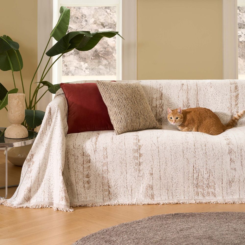 Junips | Almond Crest Sofa Cover