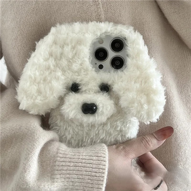 Junips | Cute Dog Fluffy Snuggly iPhone Case